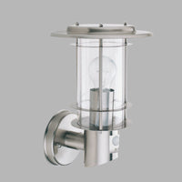 Applique Contemporanea Edgeware Acciaio Cromo 1 Luce E27