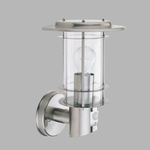 Applique Contemporanea Edgeware Acciaio Cromo 1 Luce E27