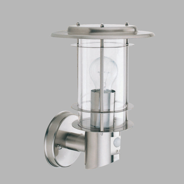 Applique Contemporanea Edgeware Acciaio Cromo 1 Luce E27