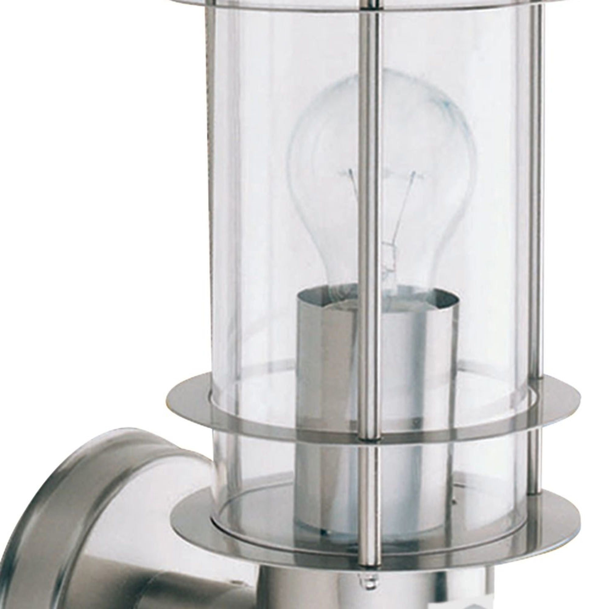 Applique Contemporanea Edgeware Acciaio Cromo 1 Luce E27