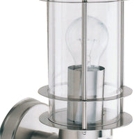 Applique Contemporanea Edgeware Acciaio Cromo 1 Luce E27