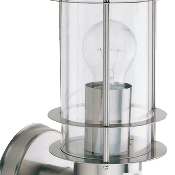 Applique Contemporanea Edgeware Acciaio Cromo 1 Luce E27