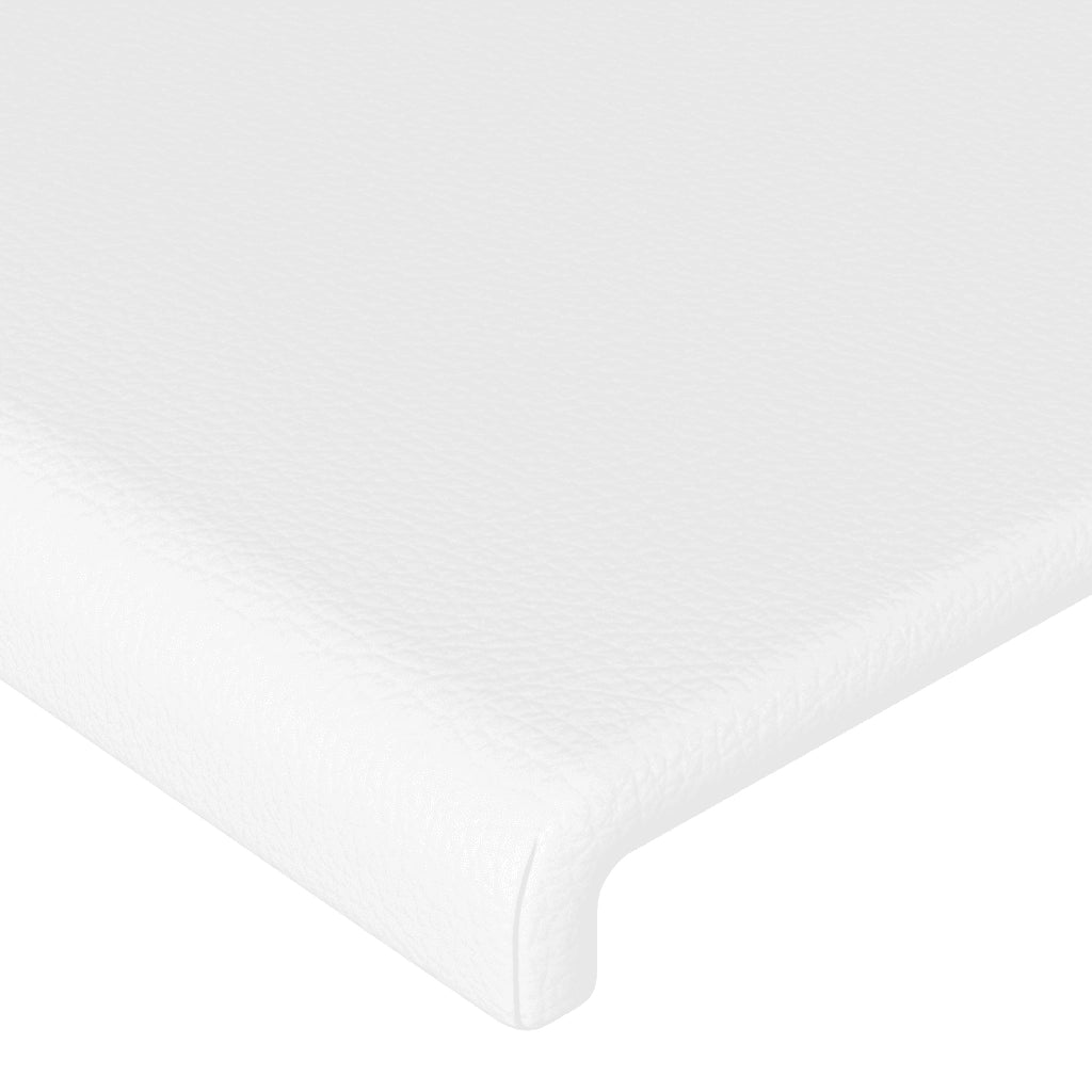 Testiere 2 pz Biancho 100x5x78/88 cm in Similpelle