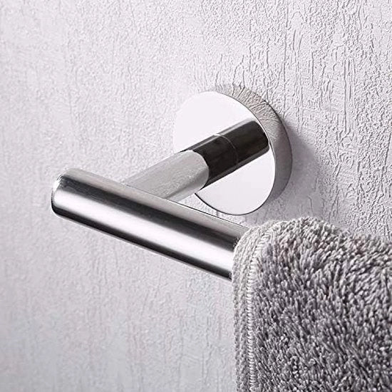 Supporto asciugamani da parete 75CM – Supporto asciugamani in acciaio inossidabile lucidato per la camera da bagno