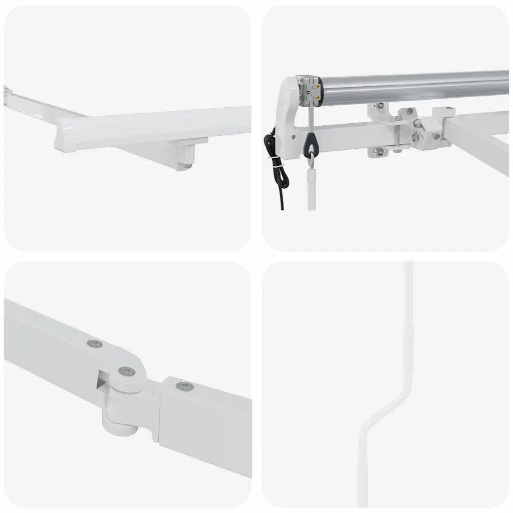 Struttura della tenda Bianco 2,5 x 2 m Metallo 42002548