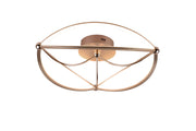 Plafoniera LED Hove ottone satinato