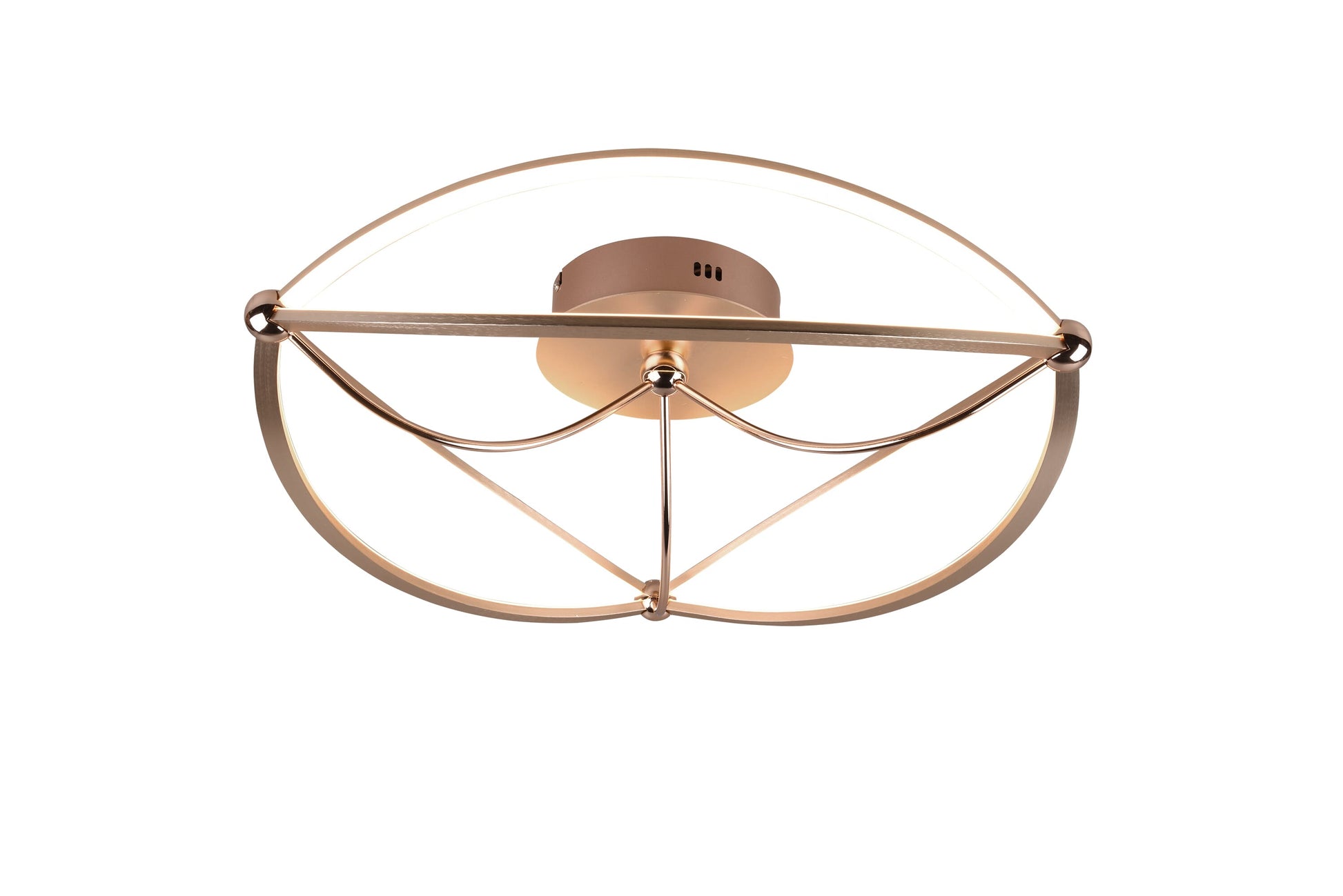 Plafoniera LED Hove ottone satinato
