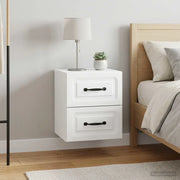 Mobiletto da notte a muro 2 pcs Bianco 34,5 x 33 x 40 cm 899316
