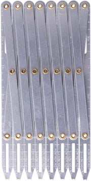 Misuratore di Lavorazione Tessile con Lunghezza Adattabile - Multifunzionale - Distanze Isometriche - Per la Sartoria e DIY - Accessori per la Casa - Rilevatore di Distanze