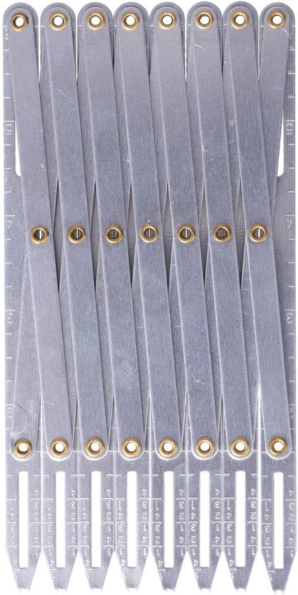 Misuratore di Lavorazione Tessile con Lunghezza Adattabile - Multifunzionale - Distanze Isometriche - Per la Sartoria e DIY - Accessori per la Casa - Rilevatore di Distanze
