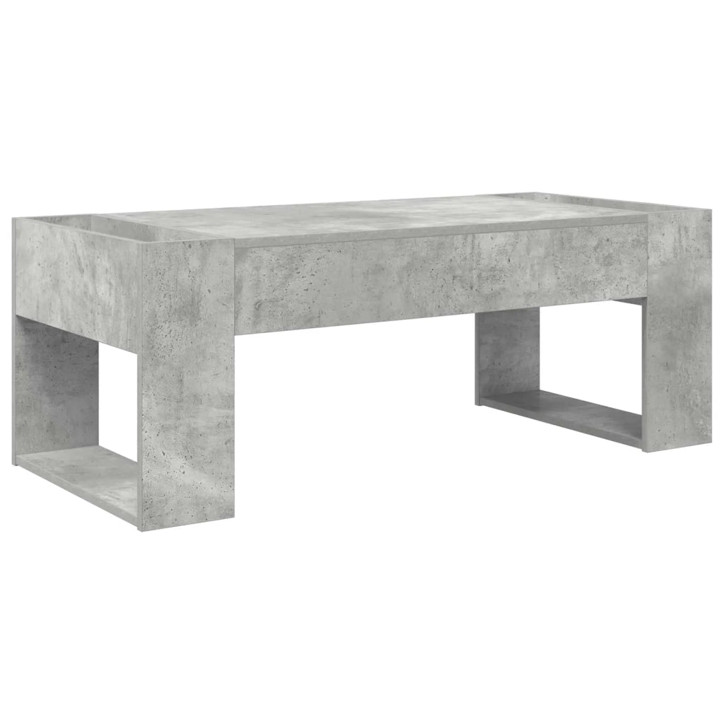 Tavolino da salotto Grigio cemento 110 x 50 x 41 cm 8000159