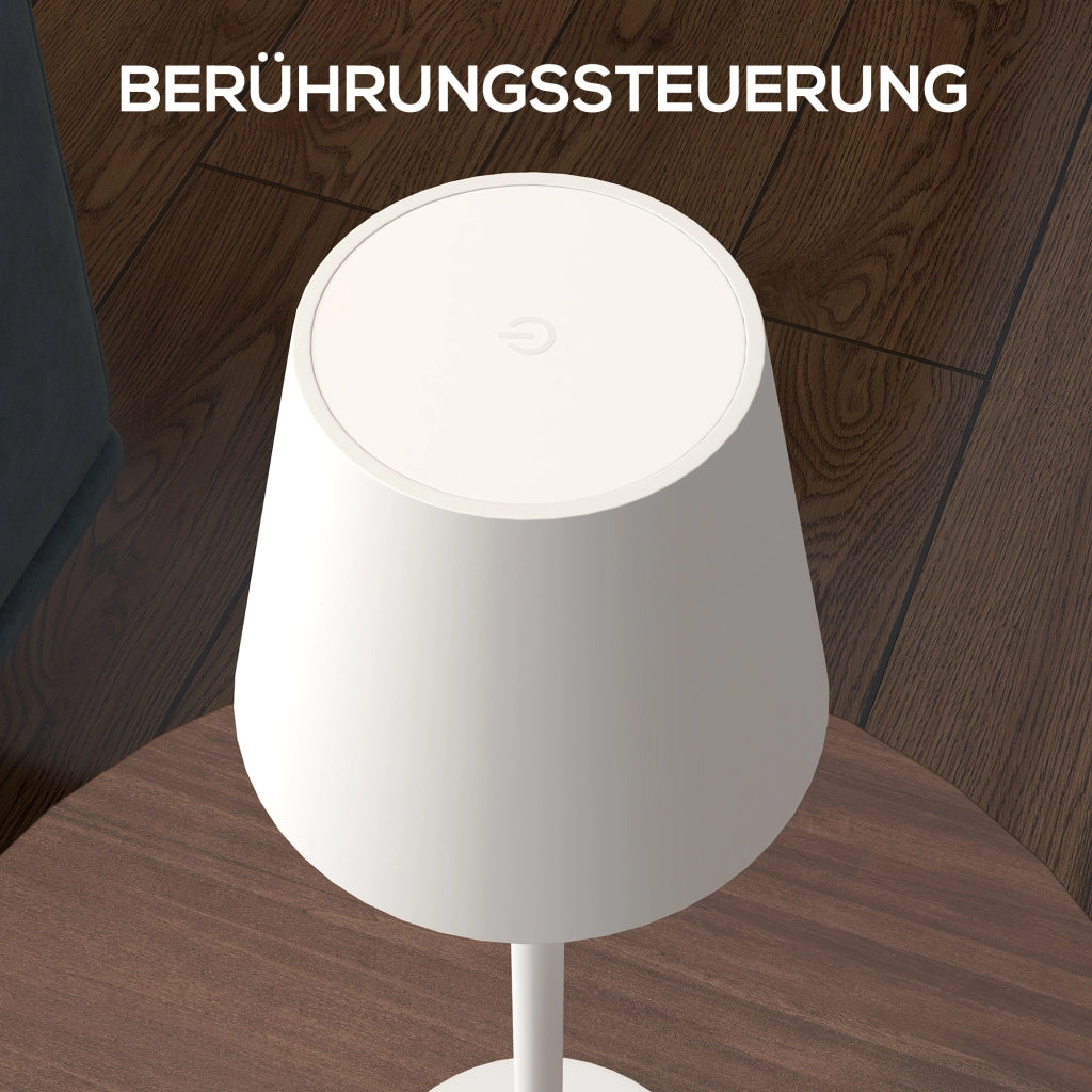 Lampada da tavolo USB ¨C zephmum ¨C bianco, metallo