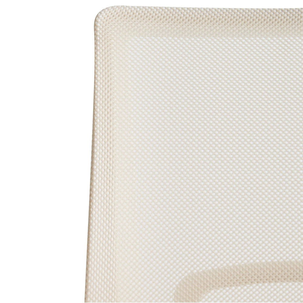 Sedia girevole da ufficio con schienale reclinabile regolabile in altezza beige moderna ufficio in casa