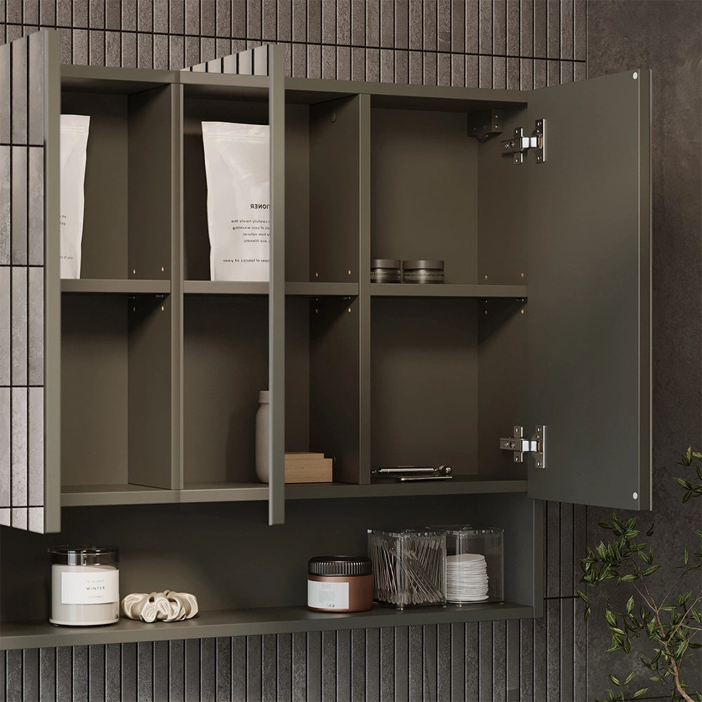 Vicco Specchio contenitore bagno Artigiano 80 x 70 cm