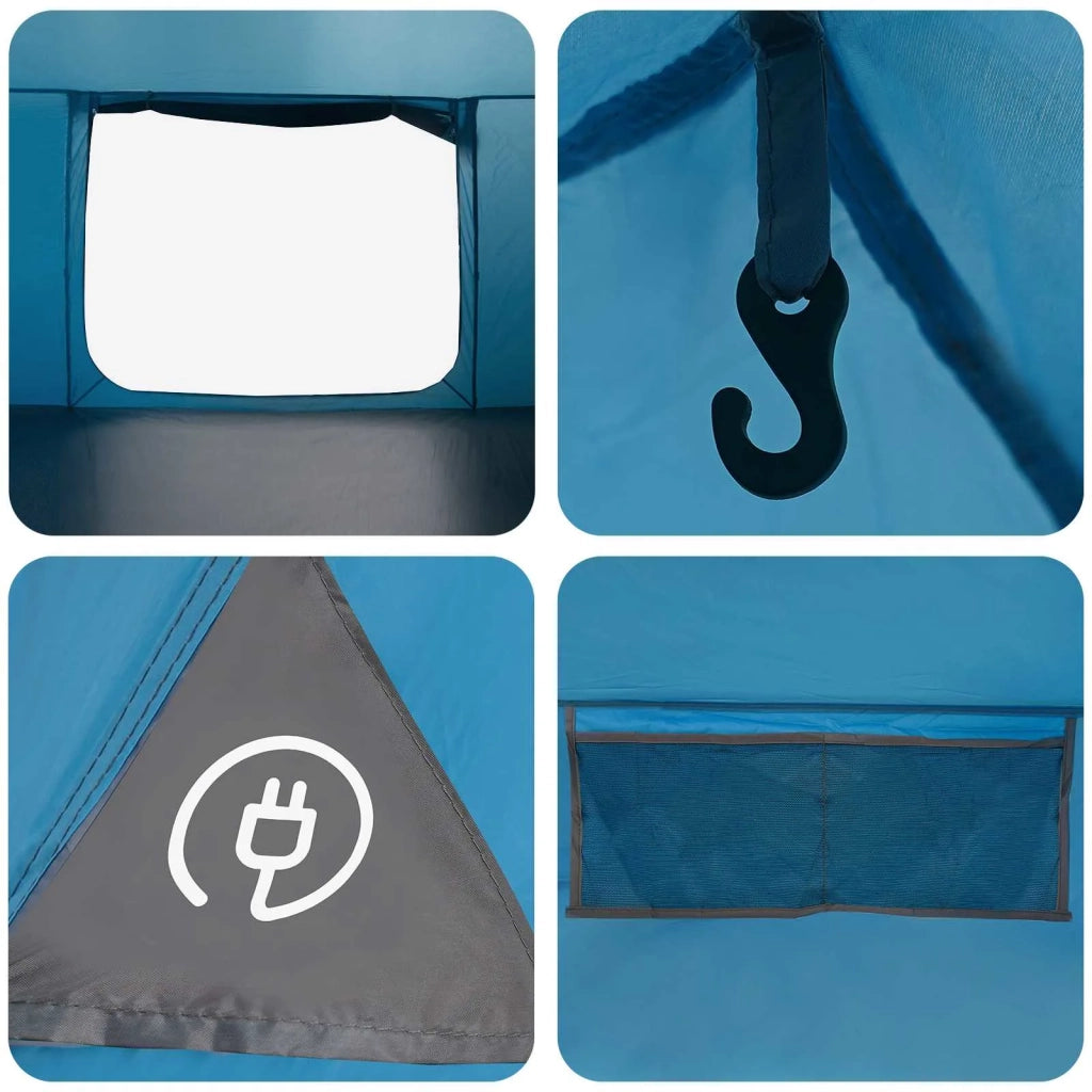 Tenda Capanna con tetto Blu 300 x 210 x 156 cm Poliestere 42028511