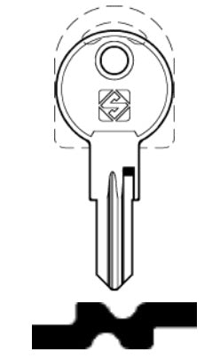 SILCA CHIAVE PORTA MER36 confezione da PEZZI 5