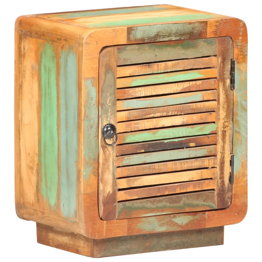 Comodino 40x30x50 cm in Legno Massello di Recupero 320463