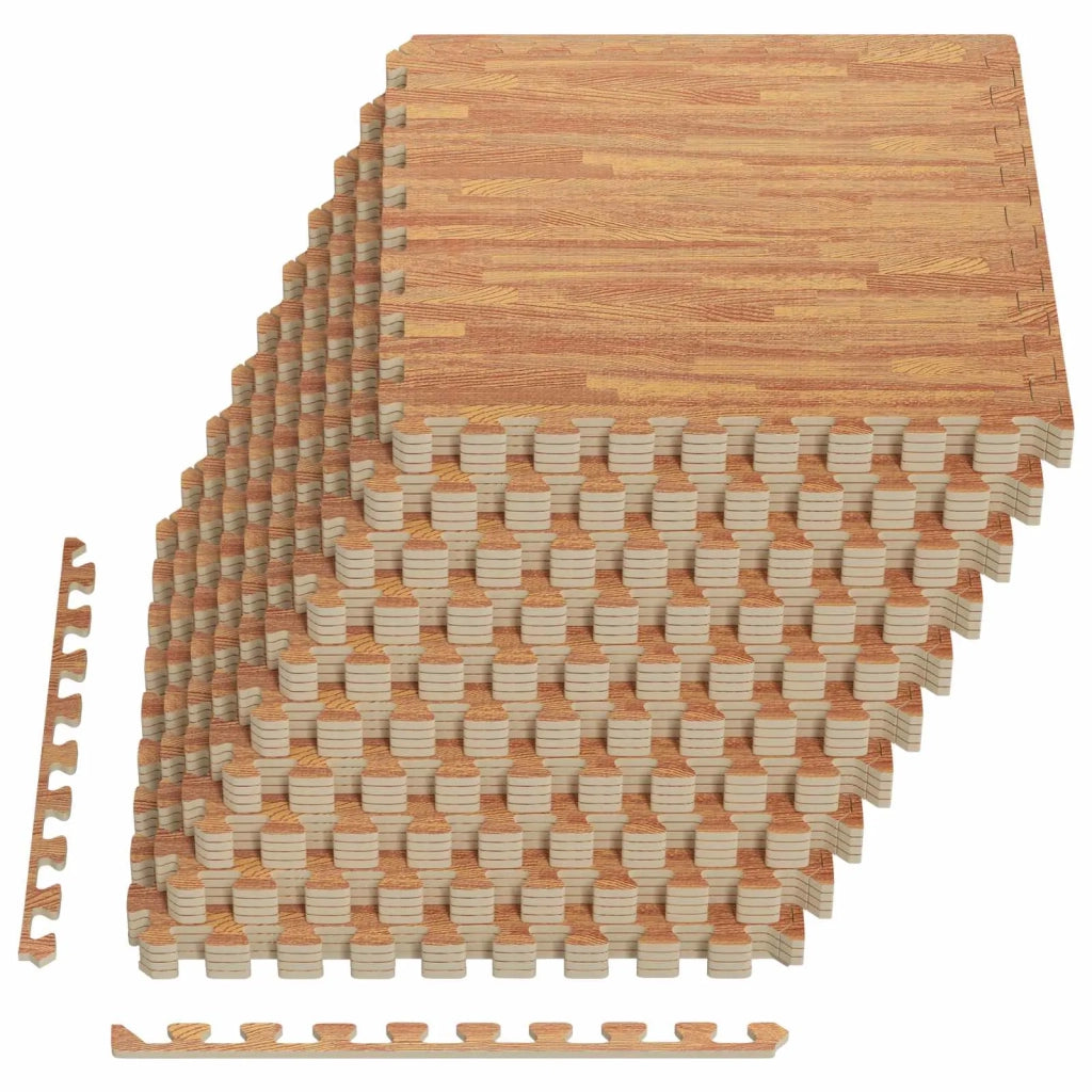 Tappetino per piscina 40 pcs legno 14,4 m² Schiuma EVA 3433283