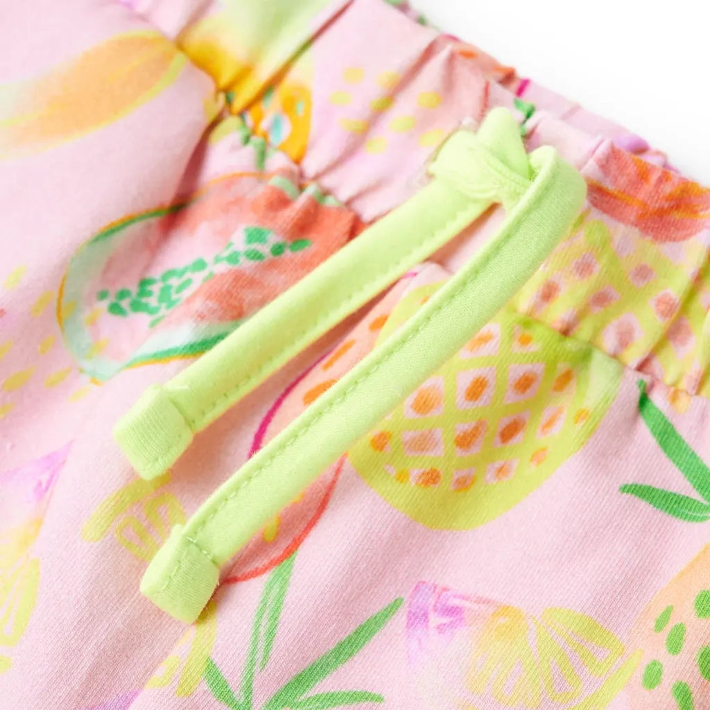 Pantaloncini per Bambini con Coulisse Rosa Tenue 116 10951