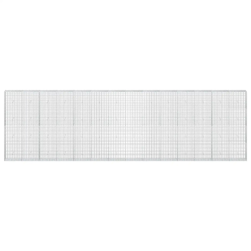 Gabione con Filo da 3,5 mm e Rete da 5x10 cm 700x30x200 cm 3462776