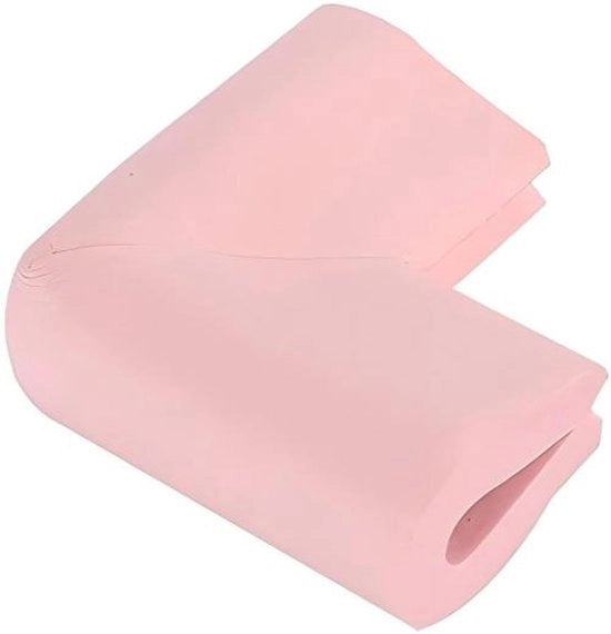 Set di 10 protezioni angolari per vetrina a forma di U, protezioni per angoli di vetrina a forma piatta, protezioni per angoli di tavolo a vetrina, idonee per bambini e bambine, dimensioni 6*6*3,5cm, spessore 1,2cm, colore rosa.