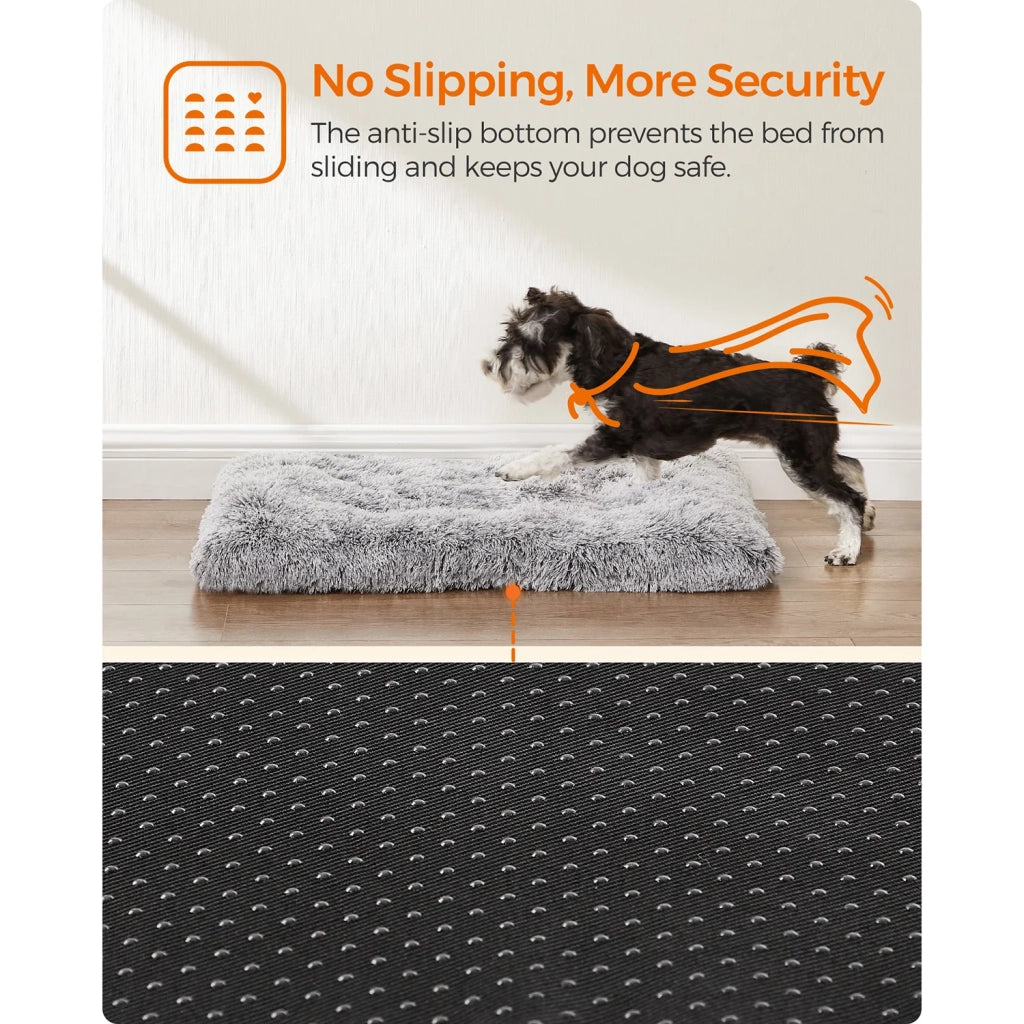 Cuccia per cani/divano letto per animali domestici imbottitura morbida lavabile in lavatrice cuscino per cani 80 x 50 cm grigio 12_0006798