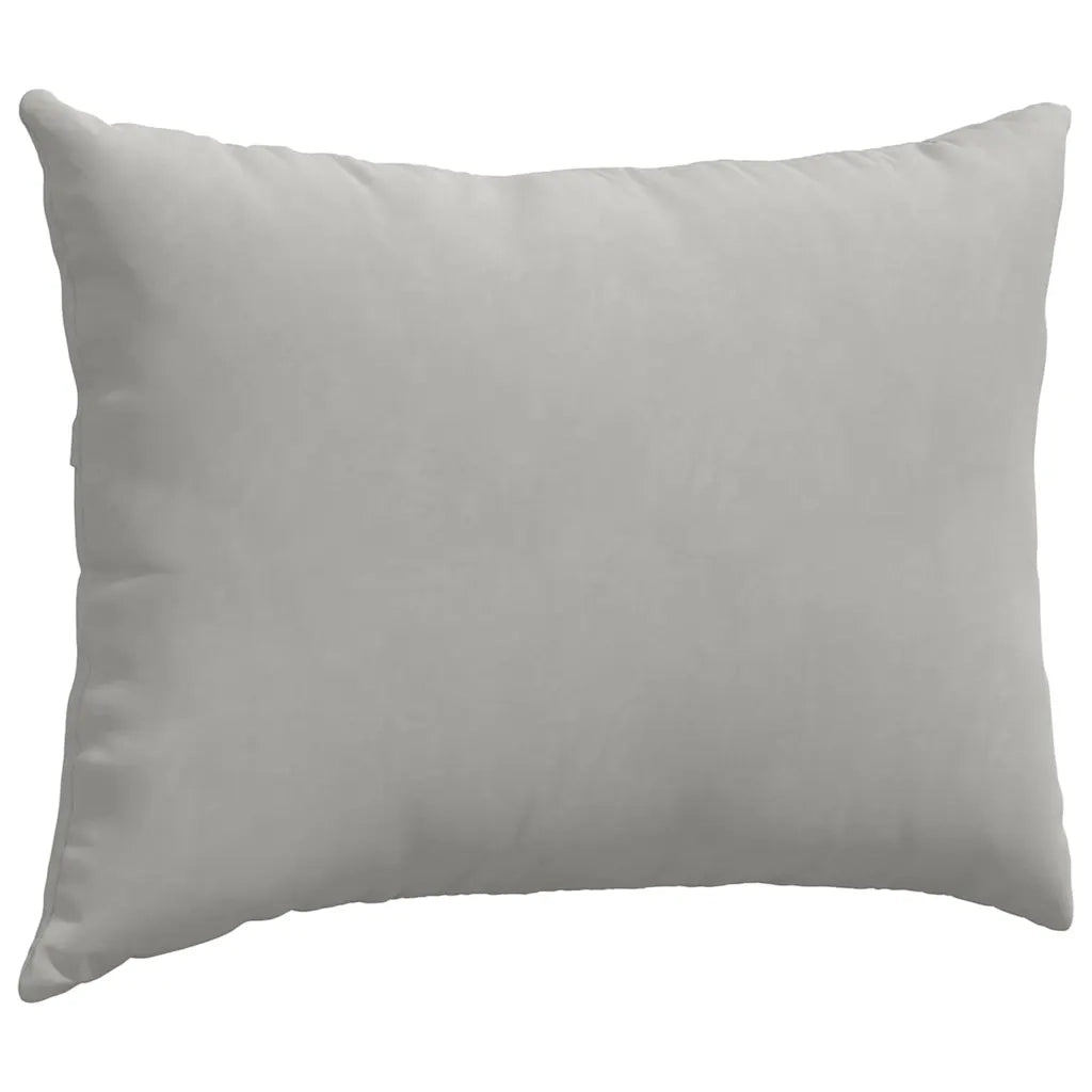 Cuscini da Divano 2 pcs Grigio chiaro 70 x 50 cm Tessuto