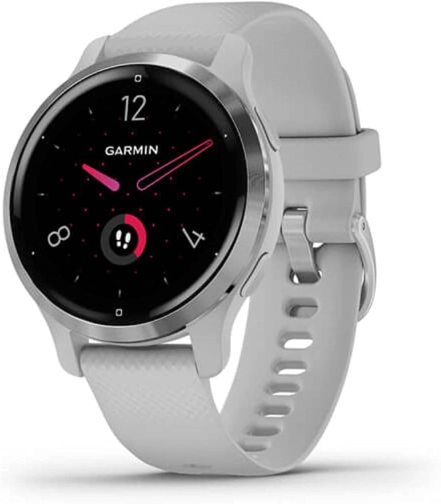Garmin Venu 2S, Smartwatch AMOLED 1,1", Cassa da 40mm, Autonomia 10 giorni, GarminPay, Musica, +25 Sport, GPS, Cardio, SpO2 (Slate & Graphite)