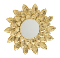 SPECCHIO FEATHER ORO D.25,5 CM