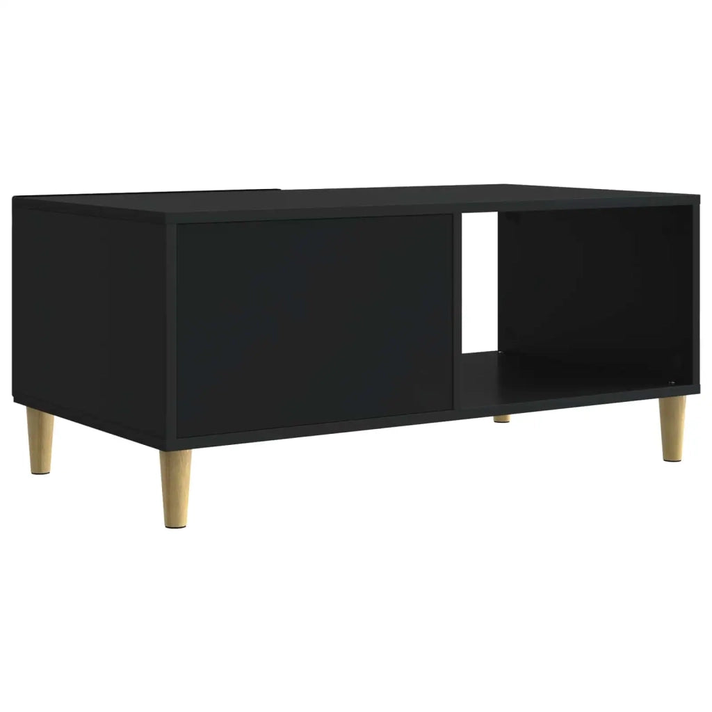 Tavolino da salotto Nero 90 x 50 x 40 cm Legno ingegnerizzato 895186