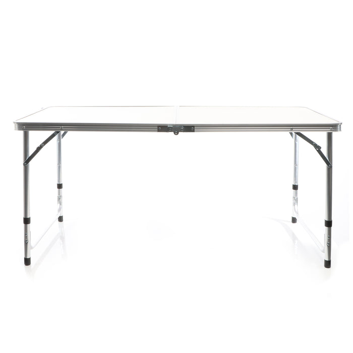 Toboli Tavolo da campeggio pieghevole 120x60x70cm altezza 54/61/70cm portatile e multiuso