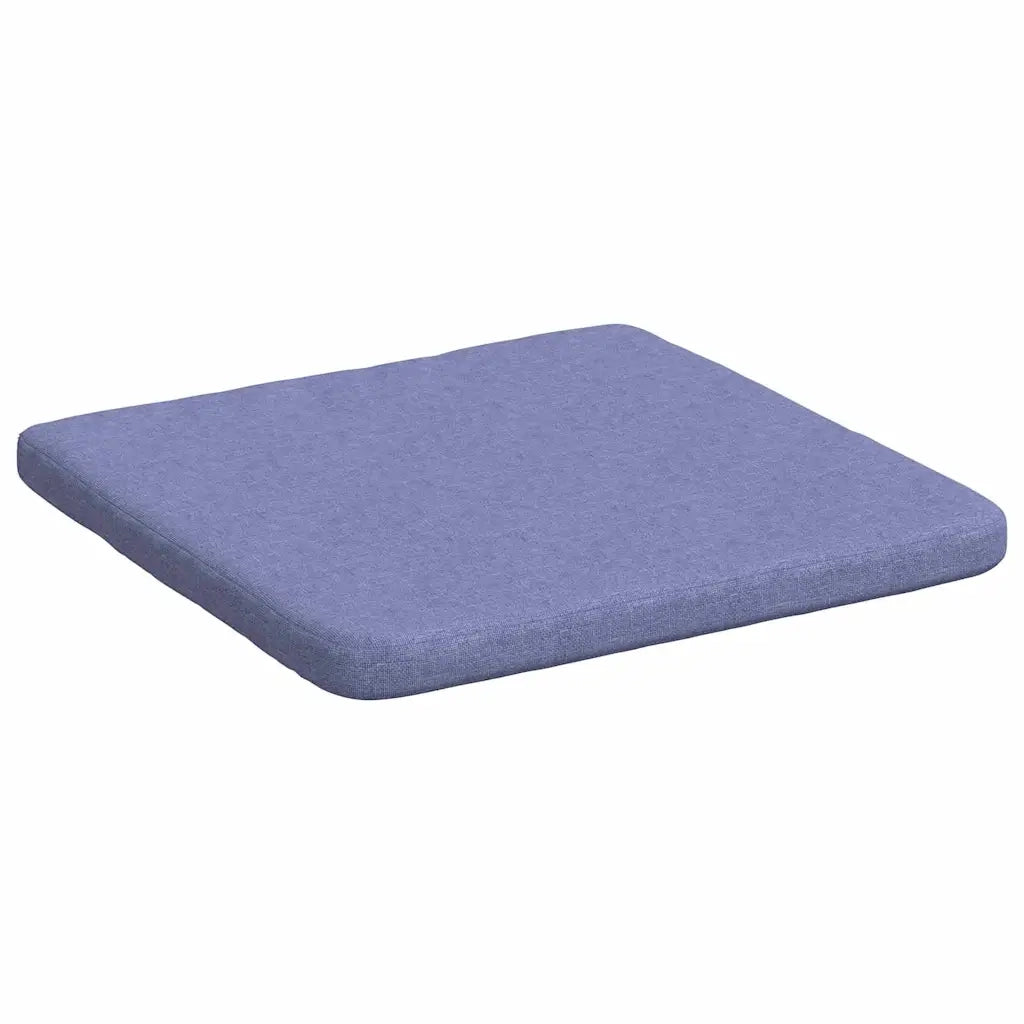 Cuscini per Seduta 4 pz | Cuscini per sedie Blu jeans 40 x 40 x 3 cm Tessuto