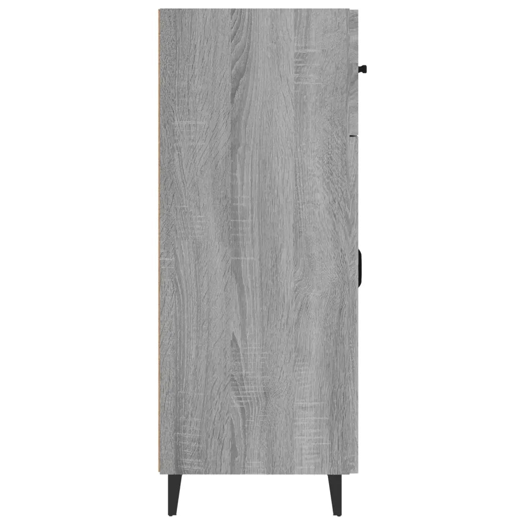 Credenza | Madia | Buffet da pranzo | Armadio da pranzo Grigio Sonoma 69,5x34x90 cm in Legno Multistrato