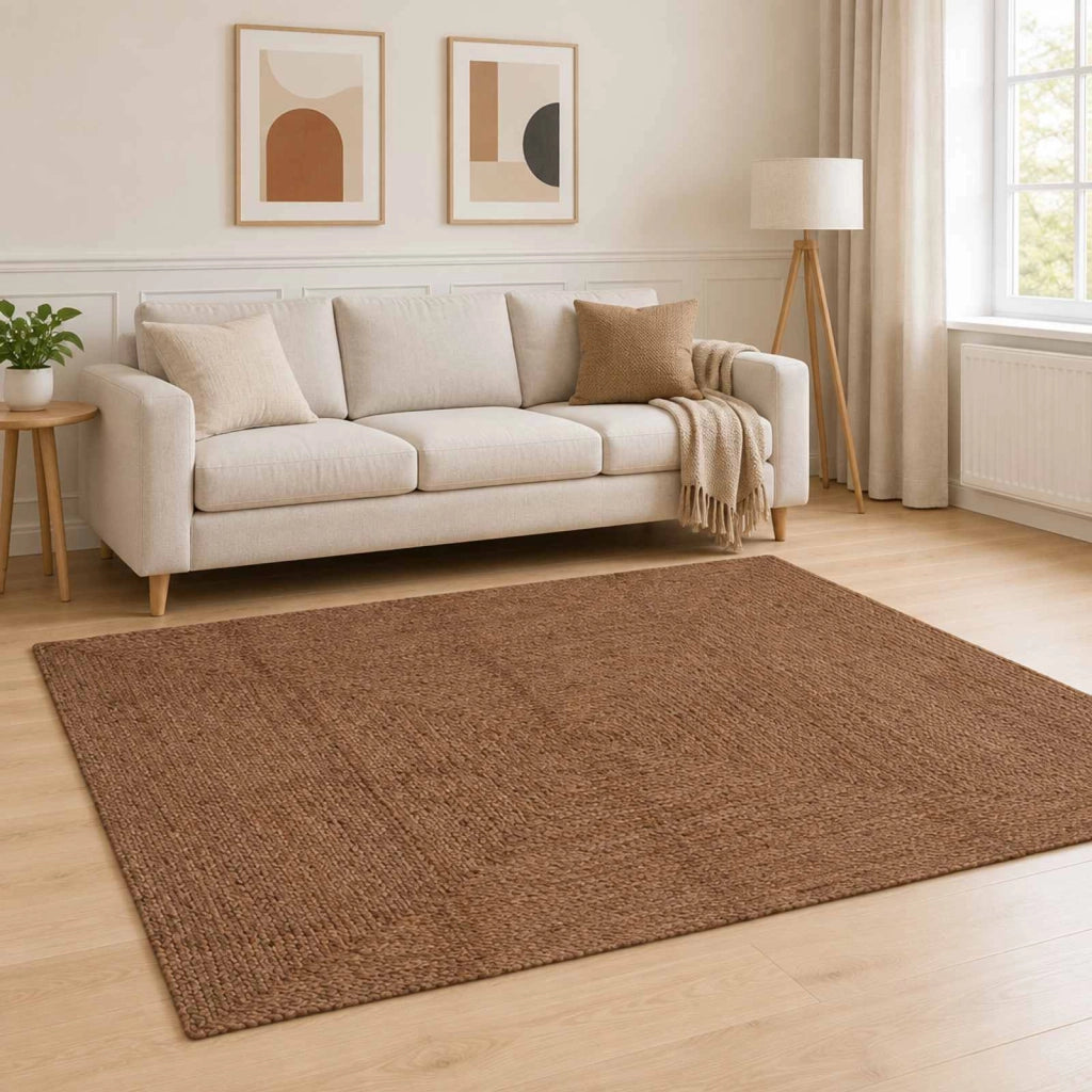 Tappeto da Area Grigio 160 x 230 cm Juta 42010418