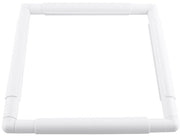 Framo Clip per Telaio in Polipropilene Duro - Telaio per Punti Croce - Telaio Leggero - Facile da Montare - Dimensioni 27,9 x 27,9 cm - Telaio per Telaio per Punti Croce