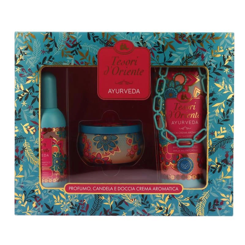 BOX TESORI D'ORIENTE SET REGALO FRAGRANZA AYURVEDA