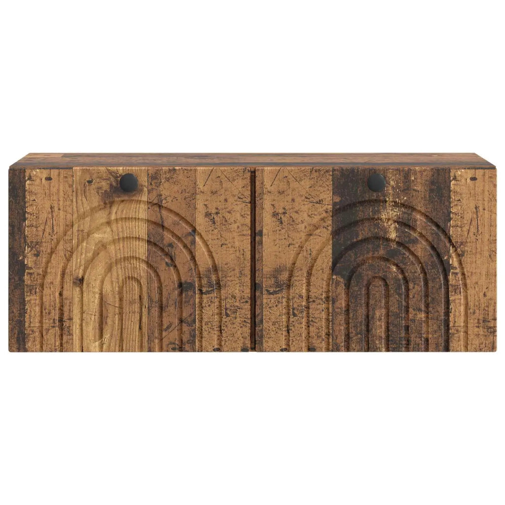 Mobile Porta TV da Muro Legno antico 78,5 x 31 x 30 cm