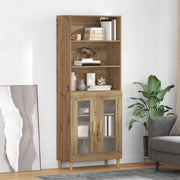 Credenza-Buffet-Armadio da cucina Rovere artigianale 69,5 x 32,5 x 180 cm 208108