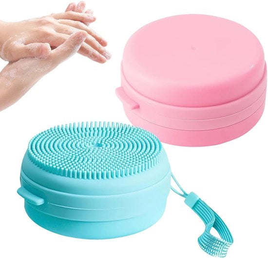 Spazzola corporea in silicone, 2025 Nuova spazzola esfoliante per doccia Spazzola esfoliante per corpo con sapone per il bagno, Massaggio doccia Spuma ricca spazzola per doccia Spazzola per pavimento Doccia