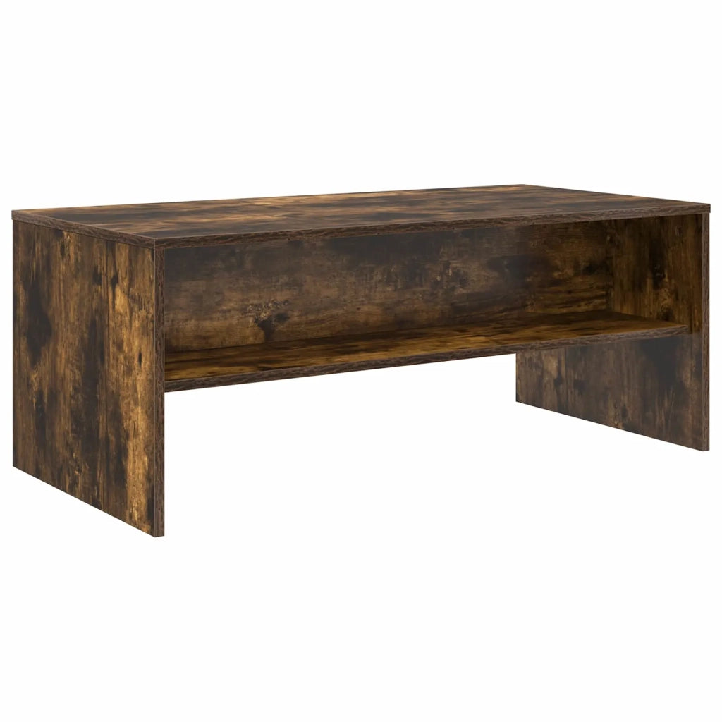 Tavolino da salotto | Tavolino da caff¨¨ | Tavolino da Soggiorno Rovere fum¨¦ 100 x 50 x 40 cm