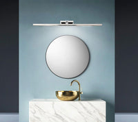 Lampada Da Parete Da Bagno Led Sopra Specchio 15w 106cm APP367-1W Cromo