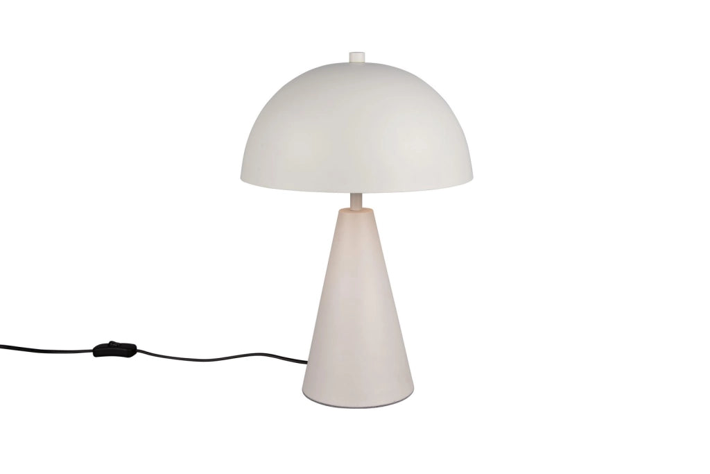 Lampada tavolo minimal grigia fungo E27 40W ALFIE Trio