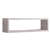 Mensola da Muro Modello REGOLO, Pensile Bagno, Mensola da Parete, Scaffale da Parete, 60x17 p15.5 cm. Finitura  ROV. MOKA - MADE IN ITALY