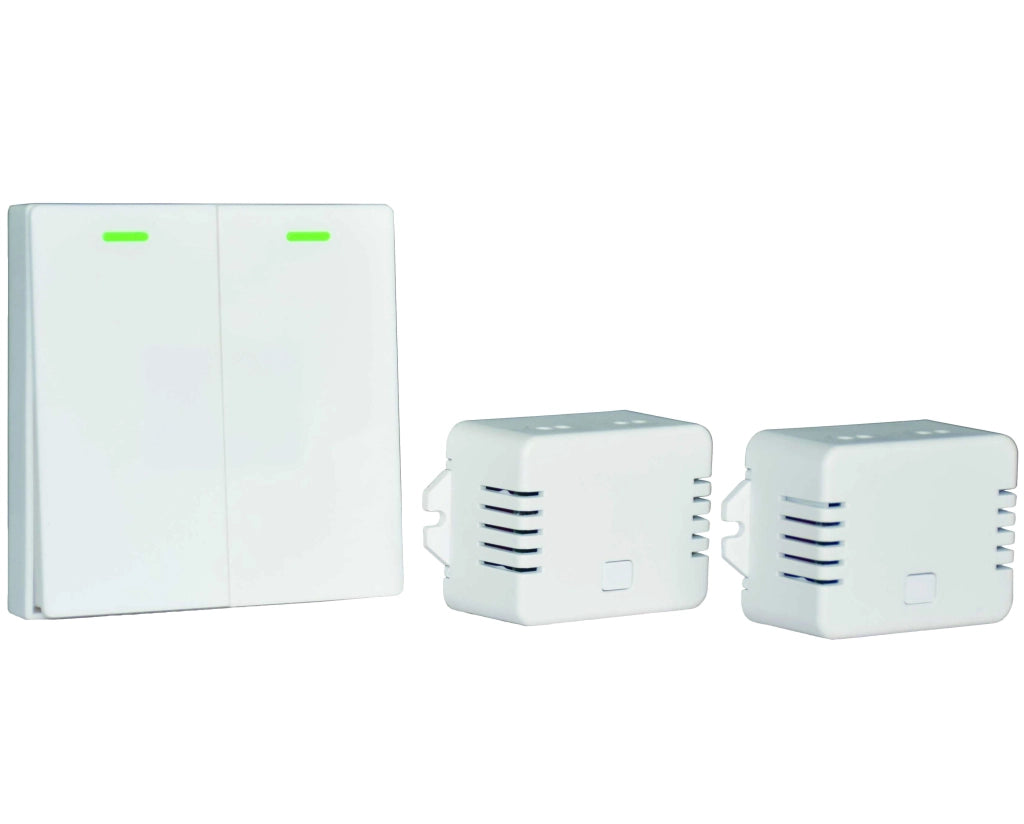 INTERRUTTORE LUCI WIRELESS 2 Tasti