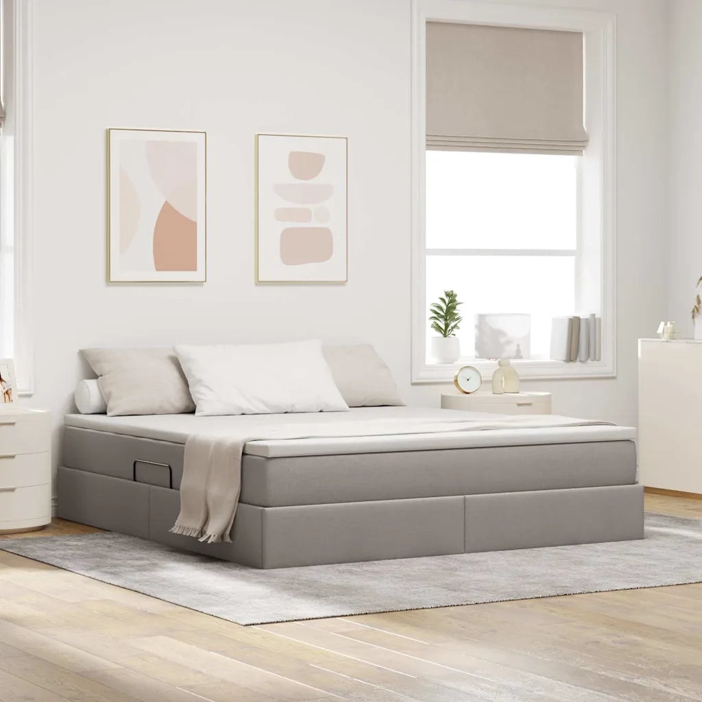 Letto con contenitore e materasso Talpa 180 x 200 cm Poliestere 3370245
