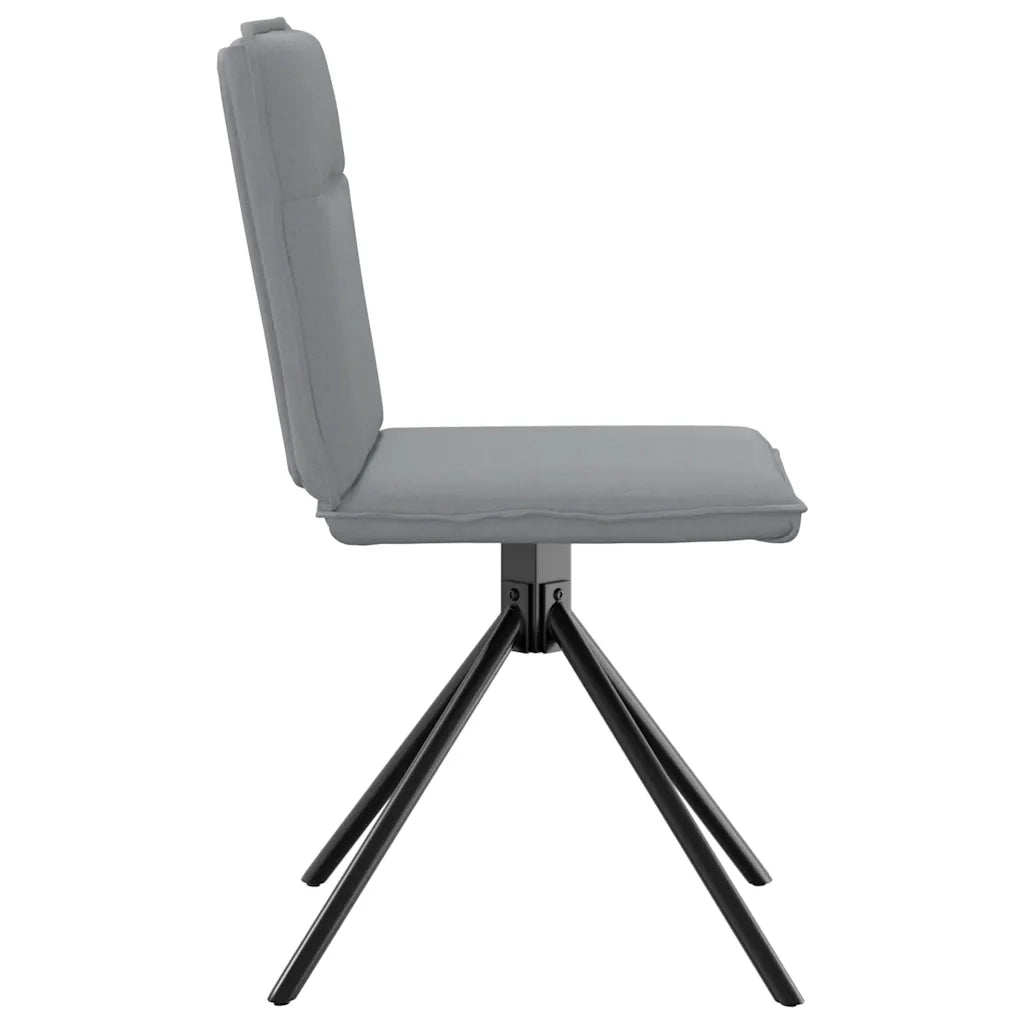 Sedie da Pranzo 6 pz Grigio Chiaro in Tessuto 3315602