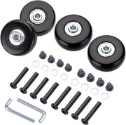 Sostituzione Ruote per Bagagli - Rullo Girevole in Gomma - Ruote di Riserva Universali - Sostituzione Ruote Skate - Assi 30/33mm