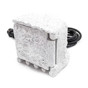 Presa multipla per esterno 4 prese cavo 5m Multipresa da giardino effetto pietra, protezione IP44
