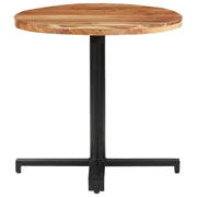 Tavolino da Bistrot Rotondo Ø80x75 cm in Legno di Acacia 320281