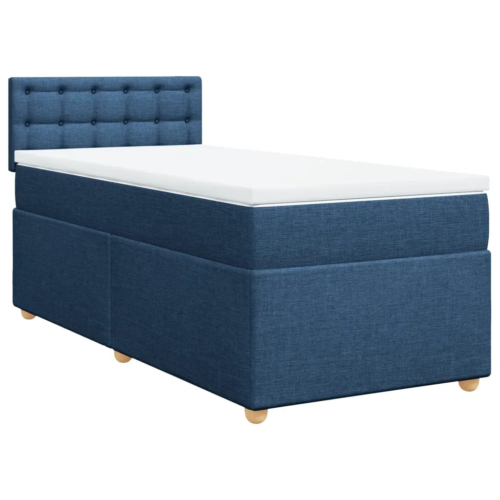 Giroletto a Molle con Materasso Blu 90x200 cm inTessuto 3288883